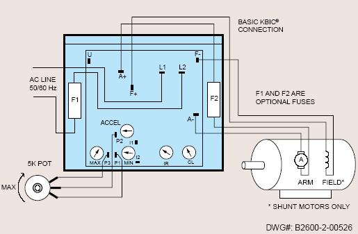KB Electronics KBIC-240 - WA Rewind DC Variable Speed ... 120 240 motor wiring diagram 